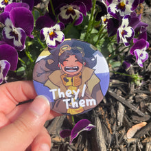 Load image into Gallery viewer, NonBinary Venture Metal Button Pin