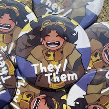 Load image into Gallery viewer, NonBinary Venture Metal Button Pin