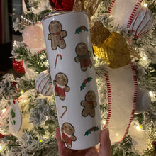 Load image into Gallery viewer, Gingerbread Tumbler 20 oz
