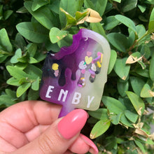 Load image into Gallery viewer, Nonbinary Ice Cream Resin Keychain