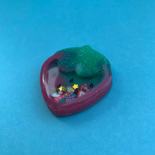 Load image into Gallery viewer, Strawberry Resin Shaker Charm