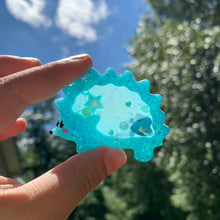 Load image into Gallery viewer, Blue Hedgehog Resin Shaker Charm