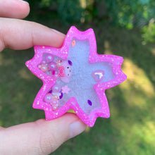 Load image into Gallery viewer, Melody Bunny Sakura Flower Resin Shaker Charm