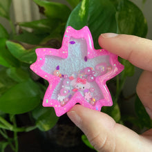 Load image into Gallery viewer, Melody Bunny Sakura Flower Resin Shaker Charm