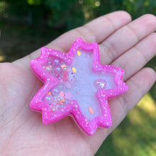 Load image into Gallery viewer, Melody Bunny Sakura Flower Resin Shaker Charm