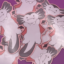 Load image into Gallery viewer, Vampire Axolotl Sticker
