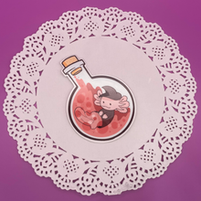 Load image into Gallery viewer, Witchy Potion Axolotl Sticker
