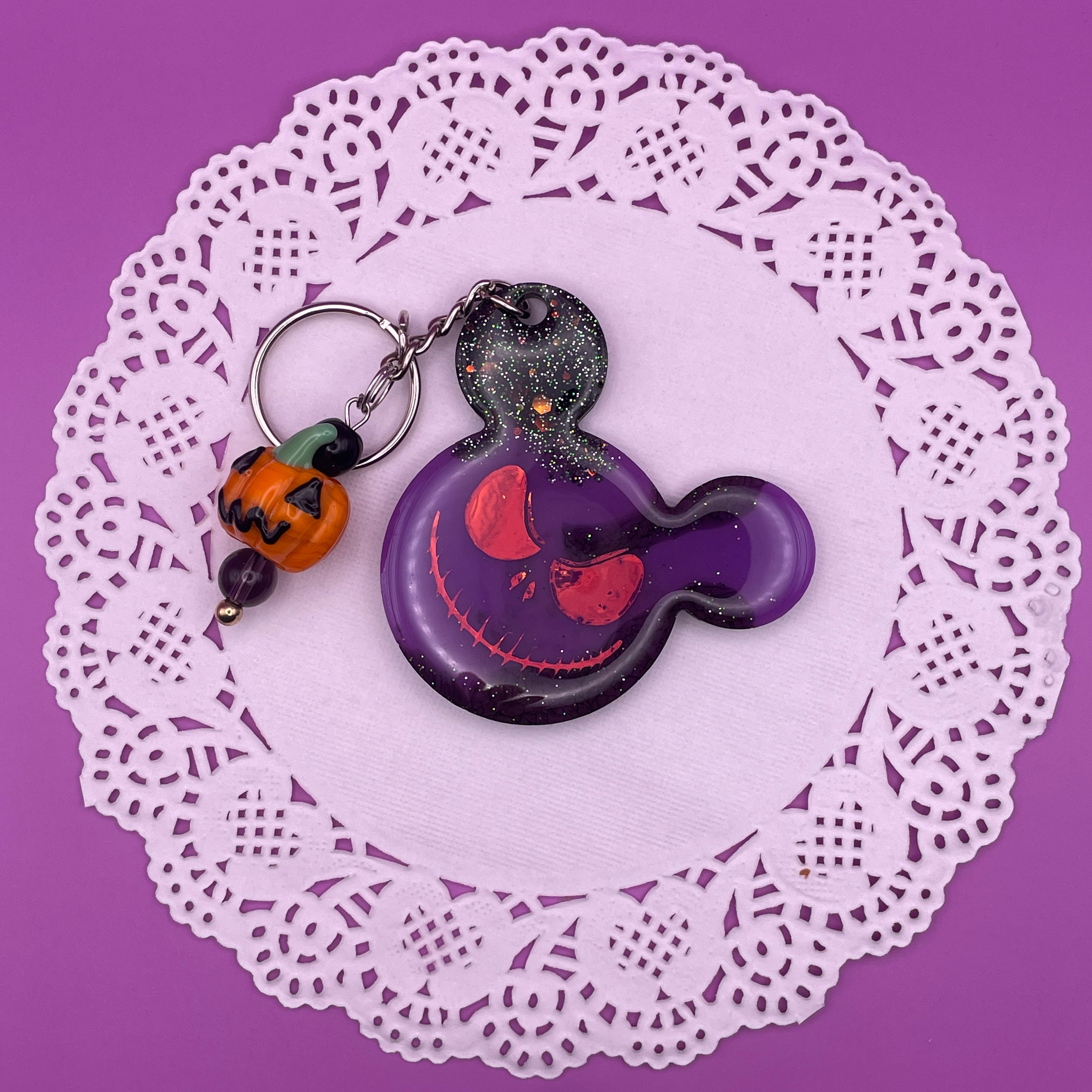 Halloween Mouse Resin Keychain