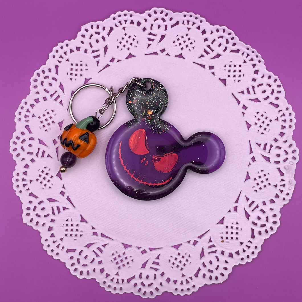 Halloween Mouse Resin Keychain