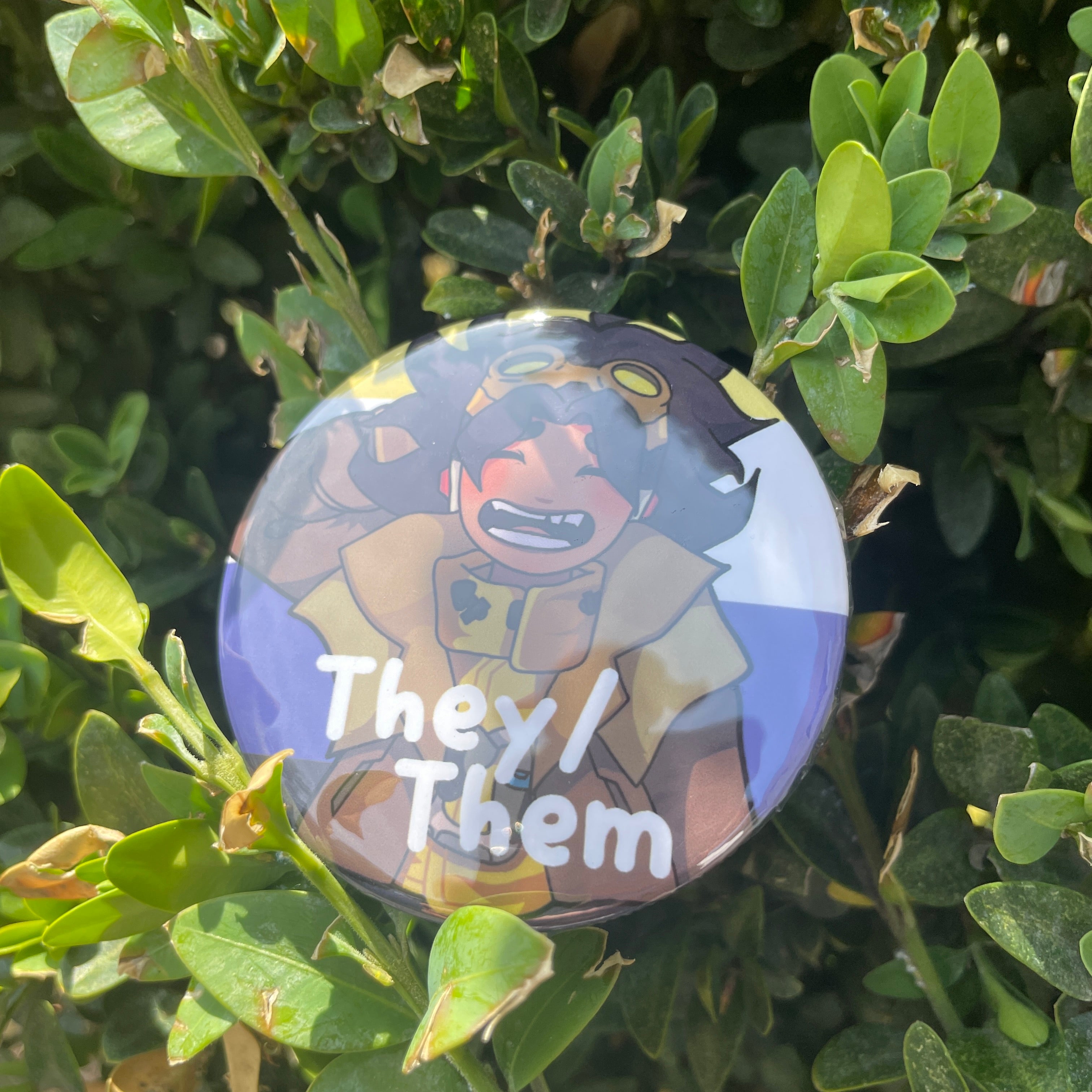 NonBinary Venture Metal Button Pin