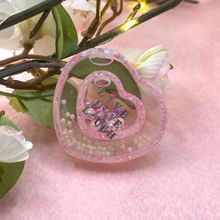 Load image into Gallery viewer, Kawaii Spring Pastel Heart Resin Charm
