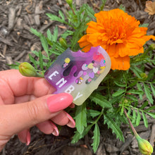 Load image into Gallery viewer, Nonbinary Ice Cream Resin Keychain
