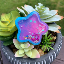 Load image into Gallery viewer, Star Pink and Blue Resin Shaker Charm
