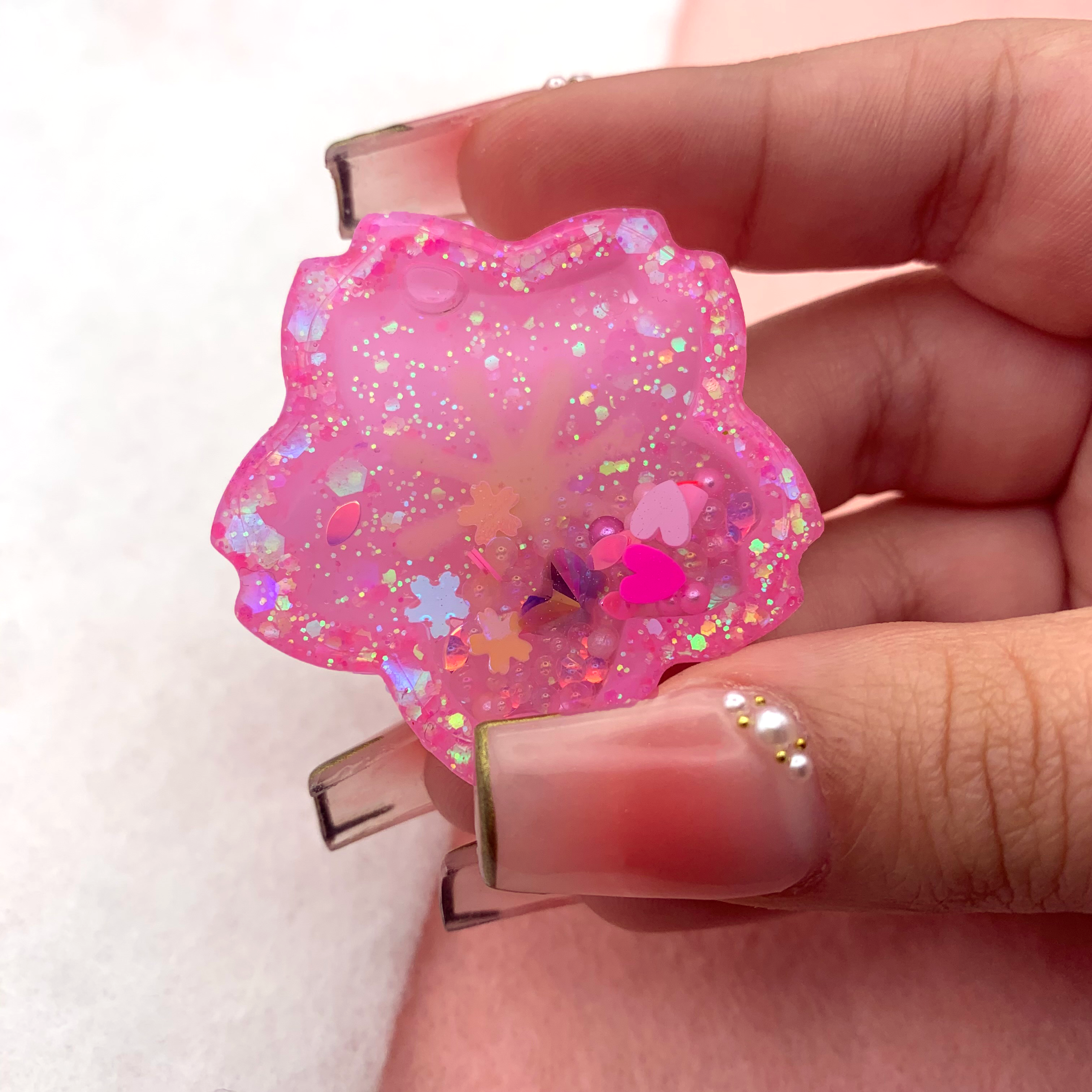 Kawaii Spring Sakura Resin Charm