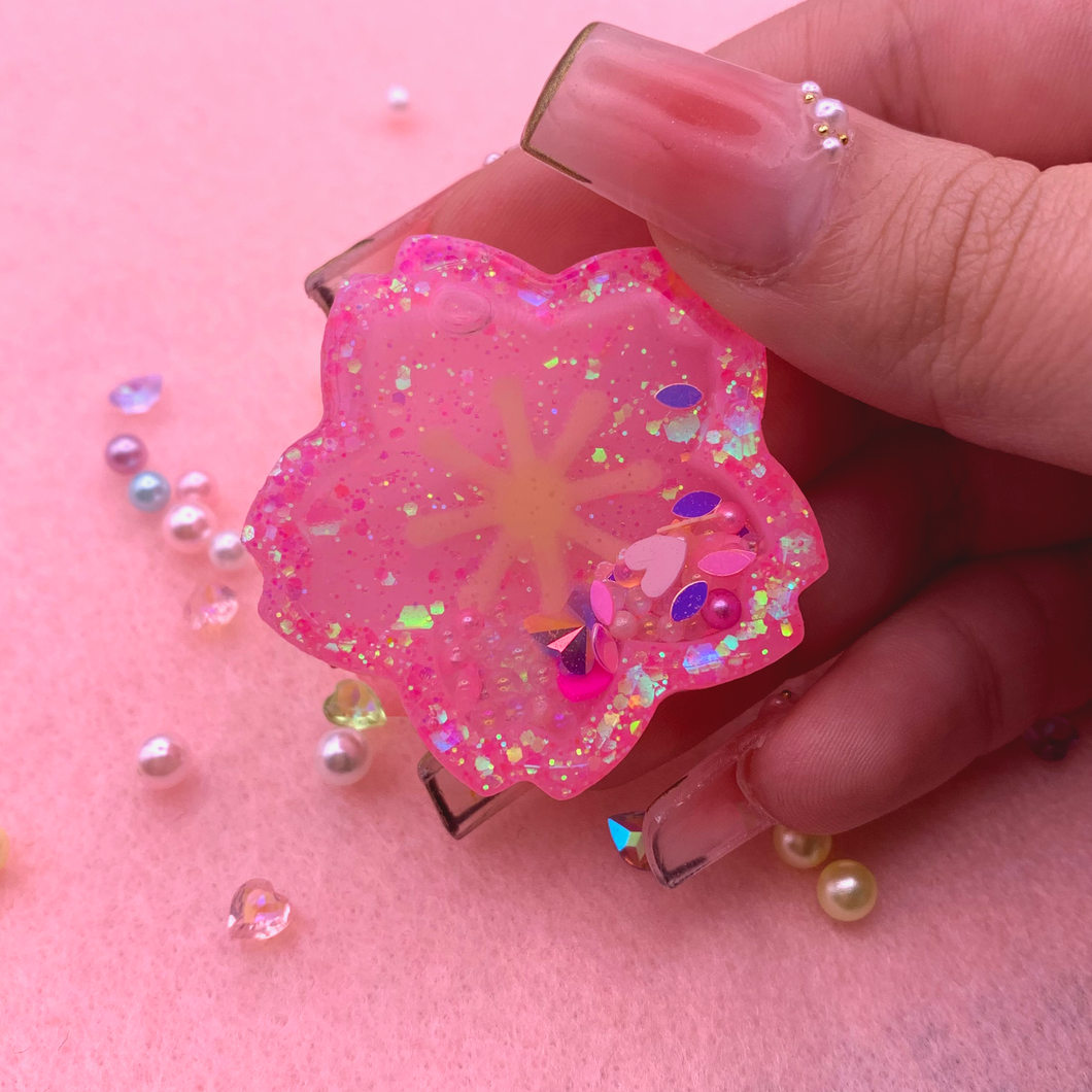 Kawaii Spring Sakura Resin Charm